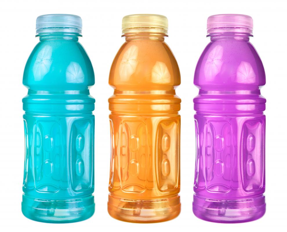 Sports drinks, which can be drunk on a clear liquid diet.