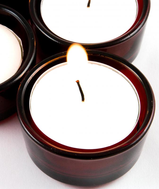 Candles can add to the relaxing ambiance during a massage session.