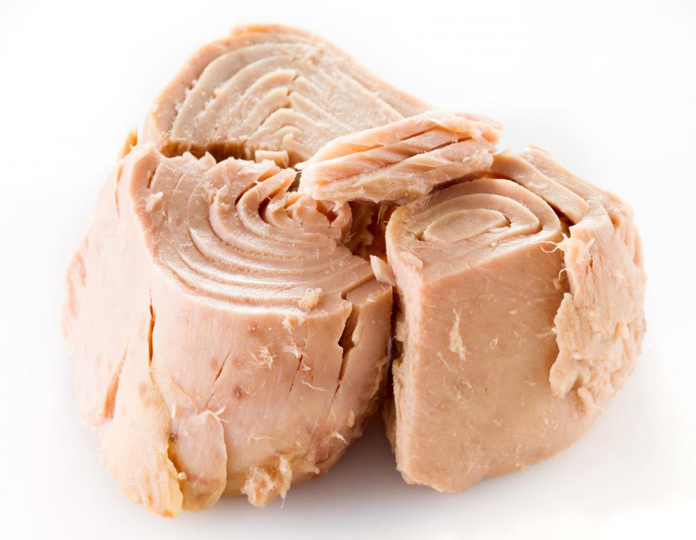 Fish, especially large fish such as tuna, can be a source of mercury in the diet.