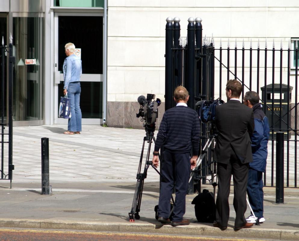 Stories about a trial may be slanted in favor of a verdict before one is given.