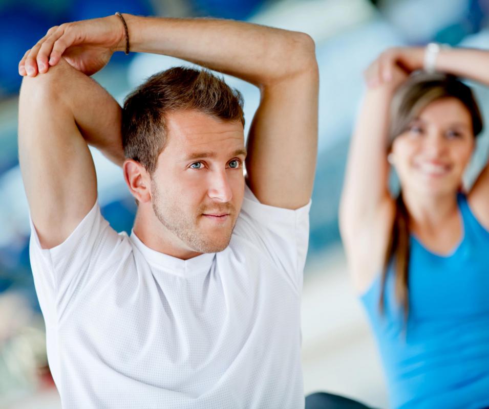 The triceps are a medium-sized muscle located on the back of the upper arm.