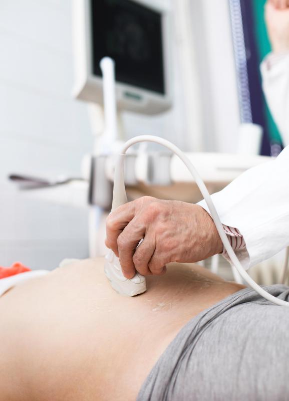 Ultrasound diathermy uses ultrasonic sound to heat affected tissues.
