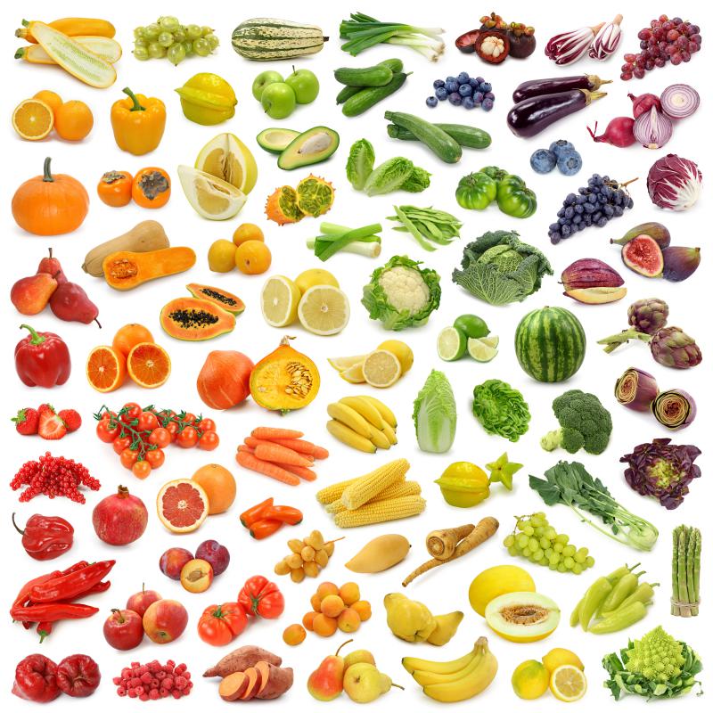 Most fruits and vegetables have a low glycemic index.