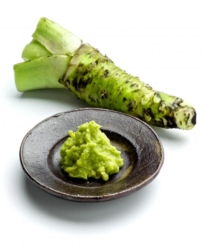 Wasabi relies on isothiocyanate for its flavor.