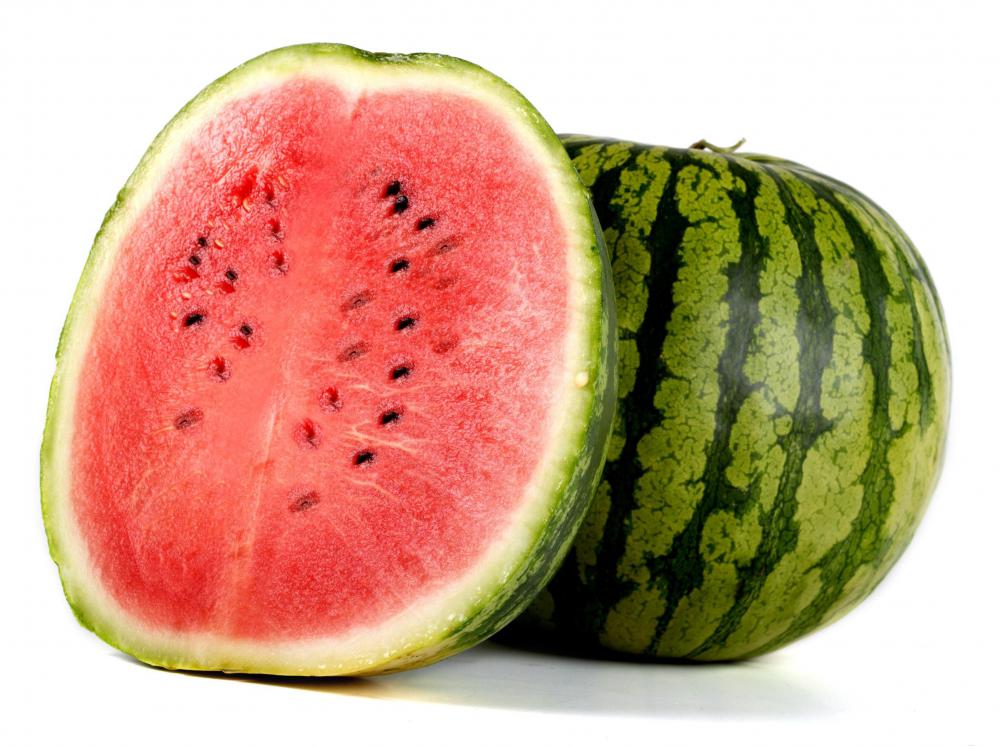 Watermelon is a good source of lycopene.