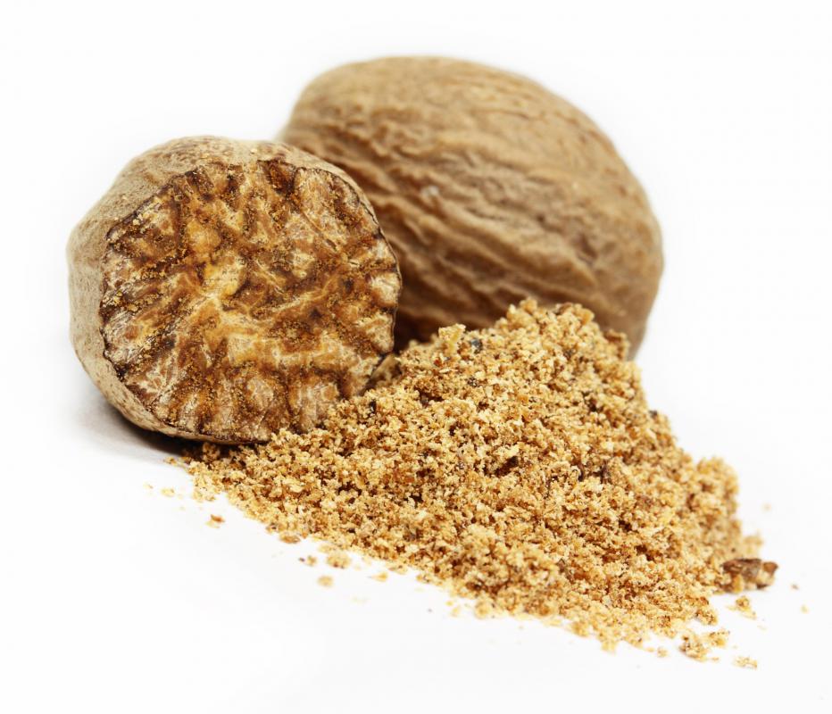 Nutmeg contains eugenol.