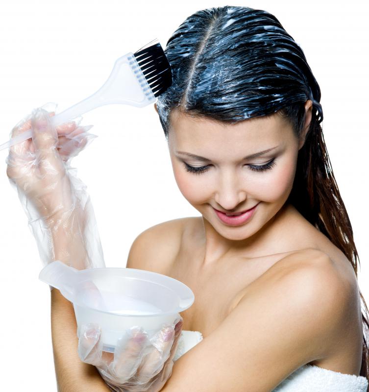 An allergic reaction to hair dye may cause scalp blisters.
