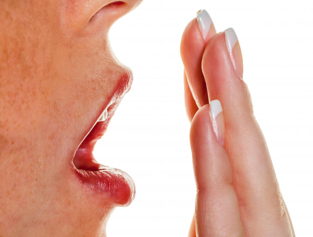 Bad breath may result from phlegm in the stomach.