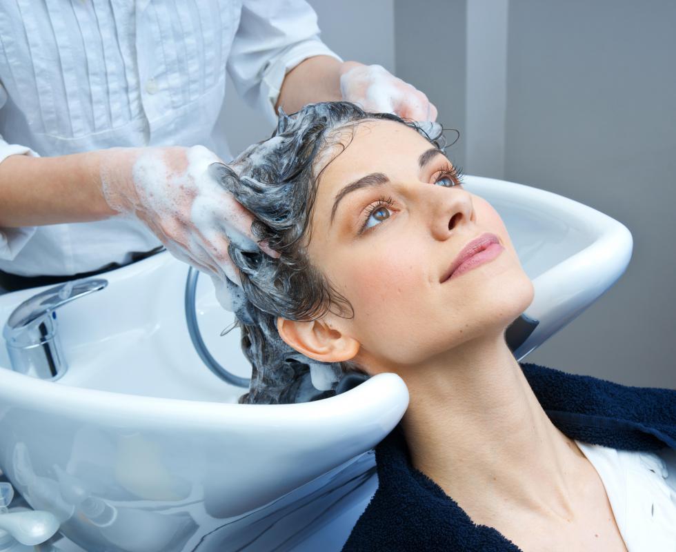An allergic reaction to shampoos or conditioners may cause scalp blisters.