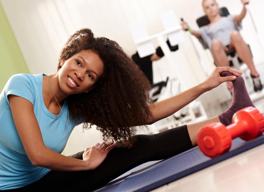 Stretching exercises -- including yoga -- can complement rock climbing training.