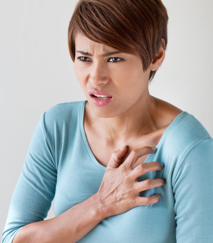 Women often experience different symptoms than men during a heart attack.