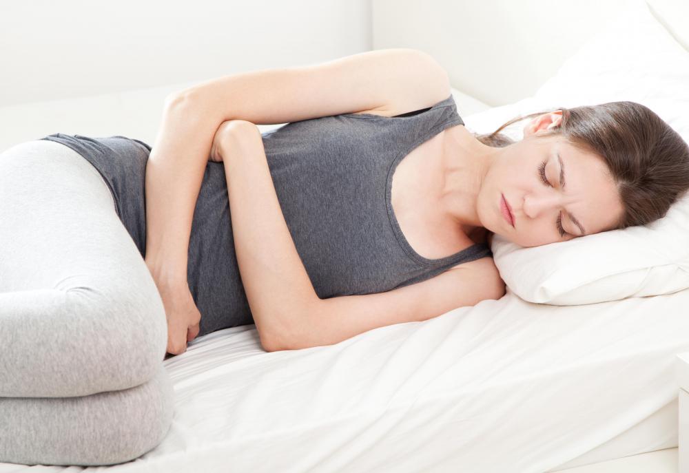 Menstrual cramps affect women and manifest as a dull pain throughout the abdominal area.