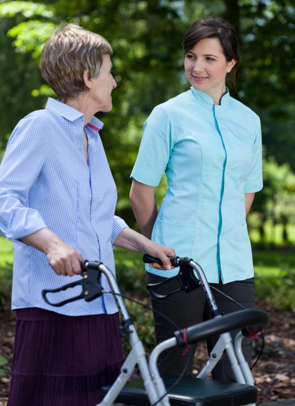 People who have had a stroke may have difficulty walking.