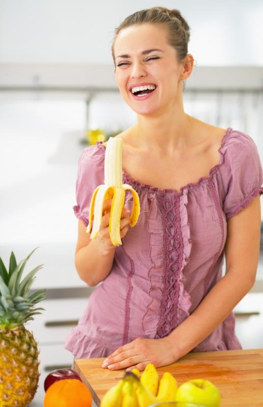 A banana is an easy and convenient food to eat that's also part of a balanced diet.