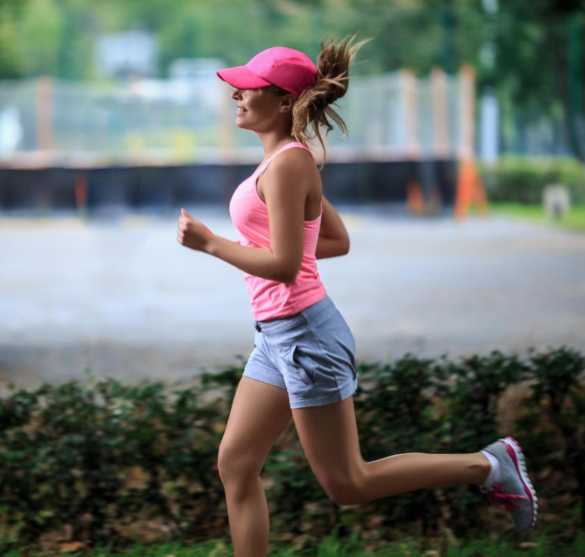 Wogging is a great way to build stamina.