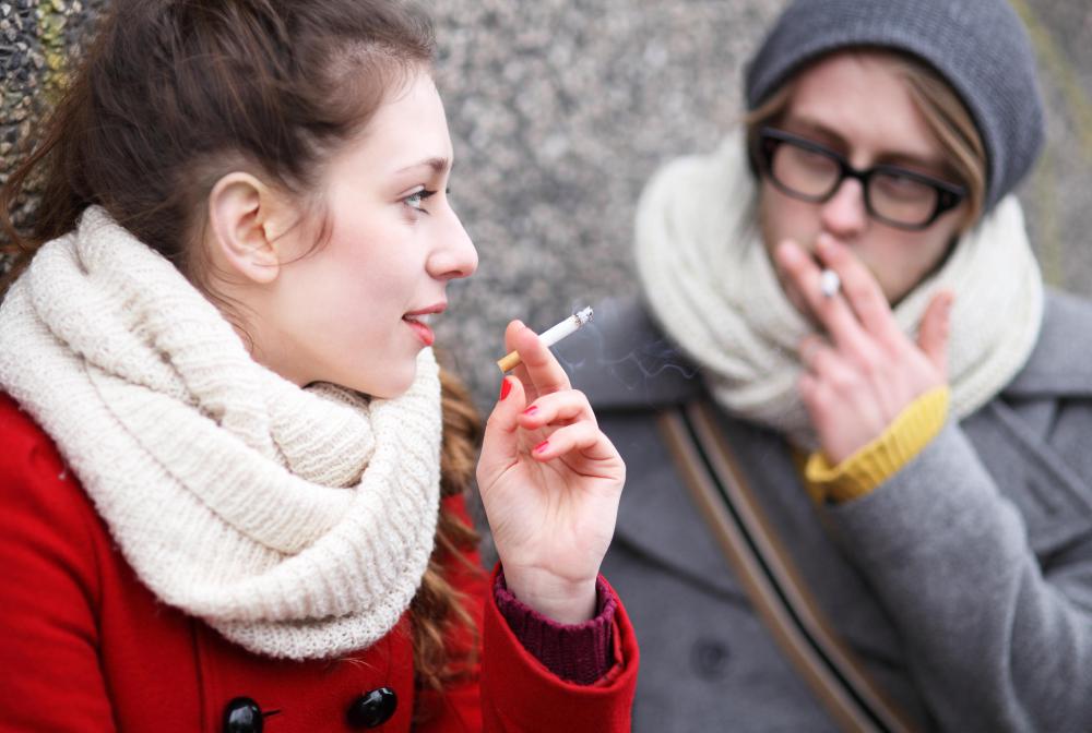 Smoking may affect the speech organs.