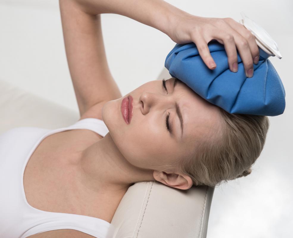 A buildup of cerebrospinal fluid may cause pressure on the brain and severe headaches.