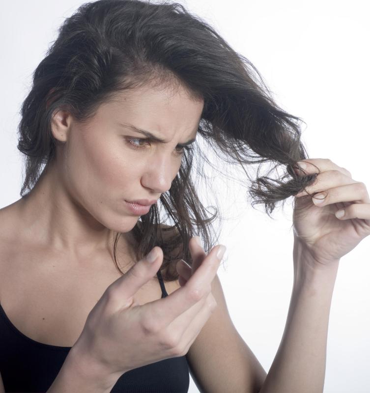 Some people use keratin hair products to help damaged hair regain elasticity and strength.