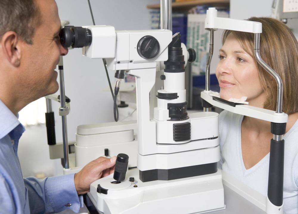 Eye socket pain caused by eye strain may be treated with corrective lenses.