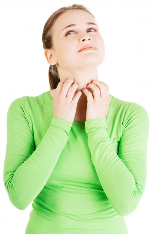 Rashes are a symptom of an allergic reaction if someone is taking antibiotics.