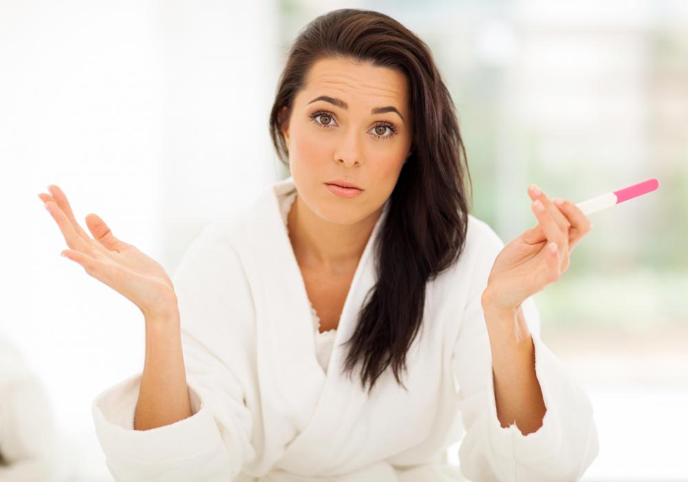 A chemical pregnancy can cause an inconclusive pregnancy test.