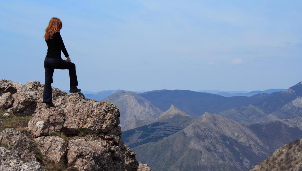 Overcoming fear sometimes involves confronting the thing that a person is afraid of, so as to become desensitized to it.