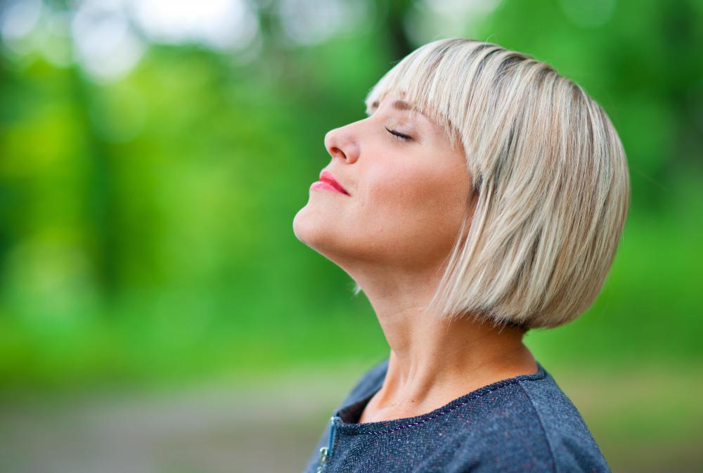 Deep breathing is an essential tool of holistic yoga.