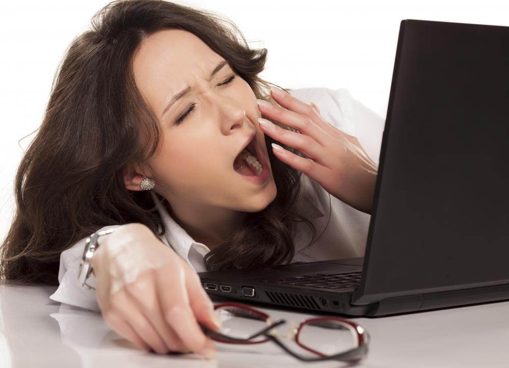 Lack of dopamine causes a person to be tired and groggy.