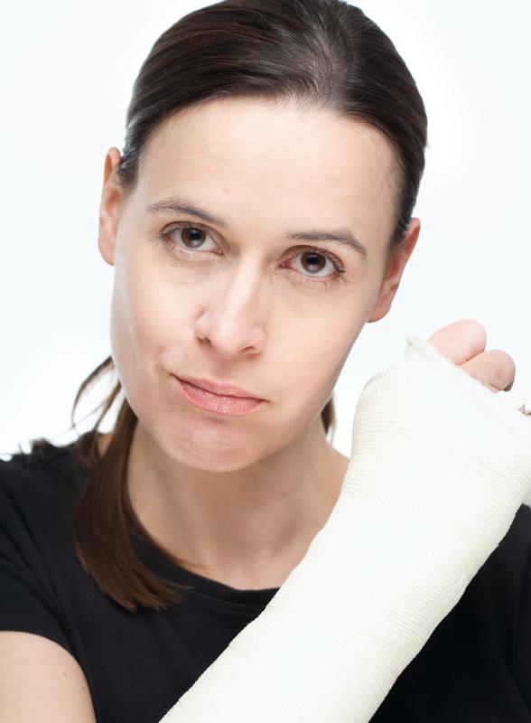 It may be helpful to immobilize an area experiencing deep bruising to help a patient avoid pain with movement.