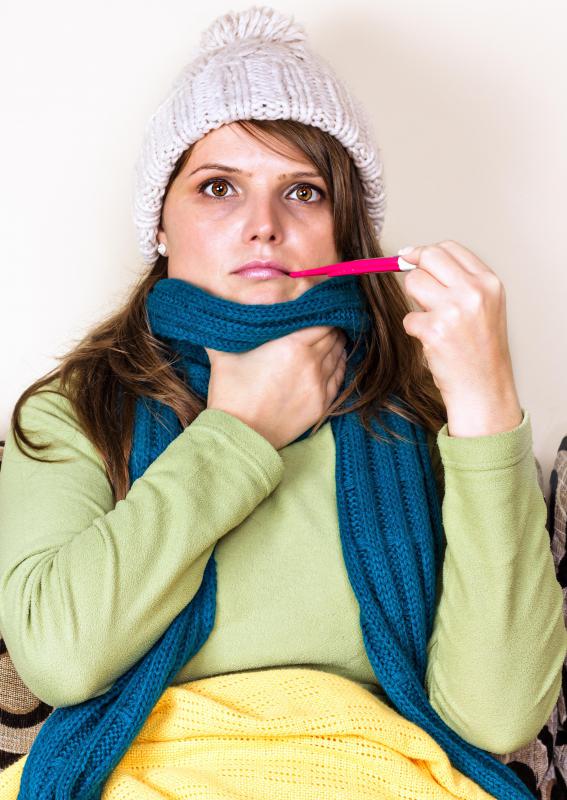 Sinus drainage may result in an itchy throat and coughing.