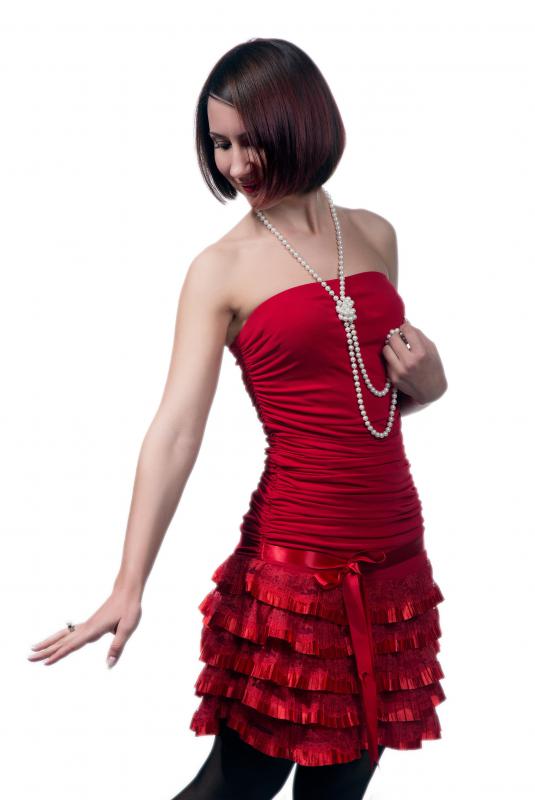 A girdle may be worn by women to give the appearance of a flat tummy.
