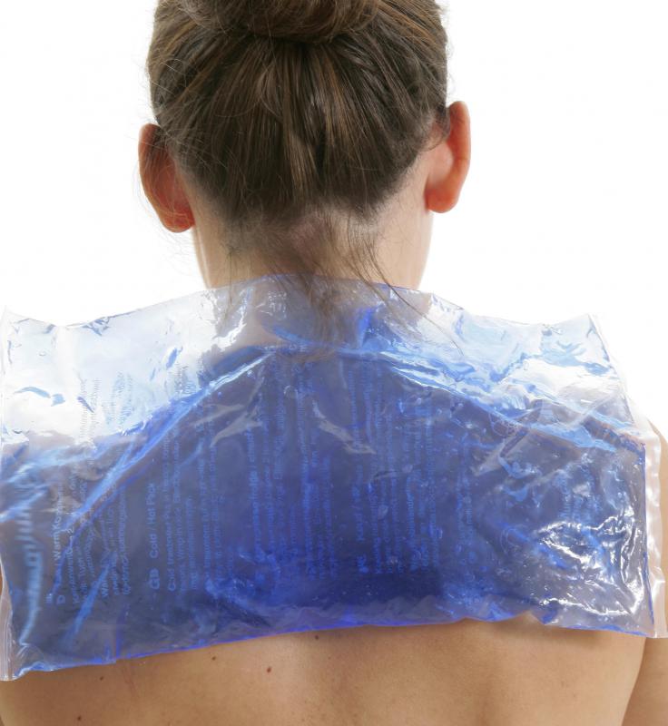 A warm compress may help treat a boil.