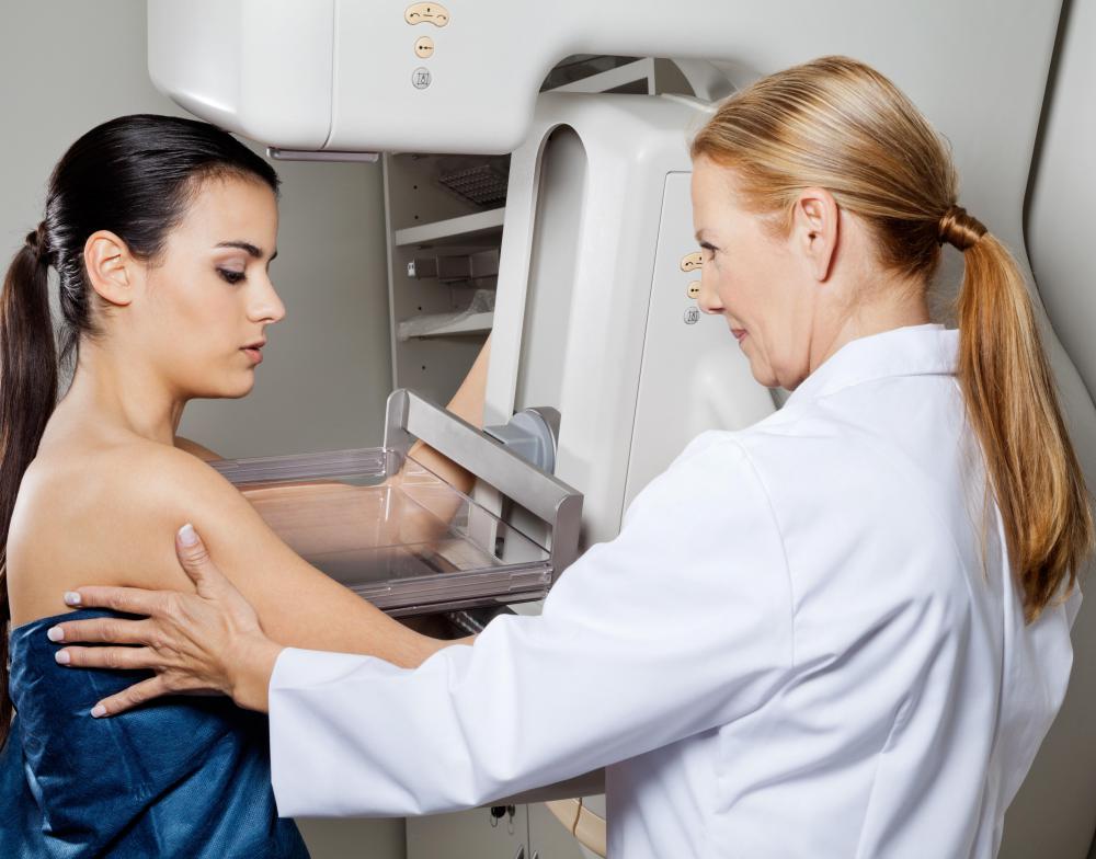 Lidocaine gel may be used as a topical anesthetic while preparing for a mammogram.