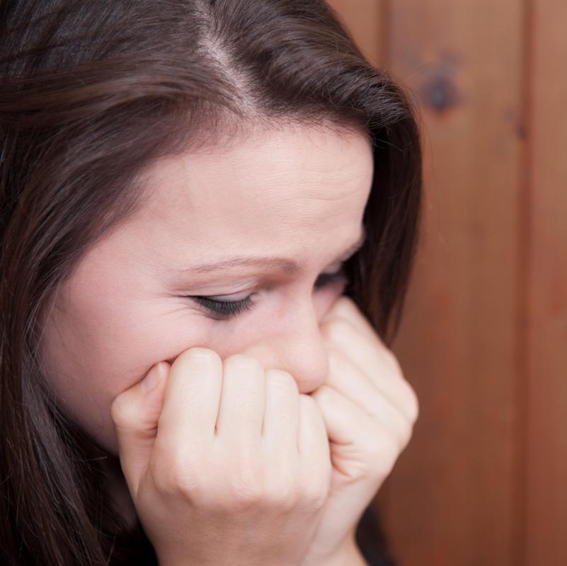 Patients experiencing suicidal thoughts may be placed in a psychiatric ward.