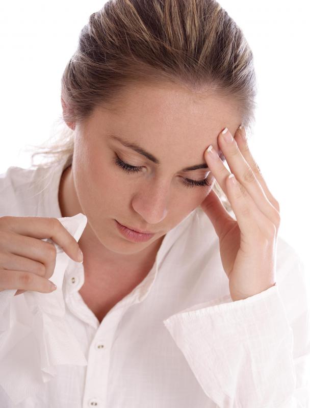 A maxillary sinus infection is accompanied by several symptoms, including pressure under the eyes.