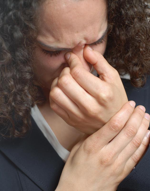 Sleeping with the head elevated at night is a common sinus congestion remedy.
