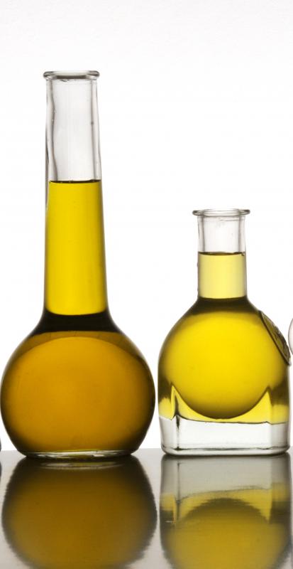 Olive oil contains unsaturated fats.