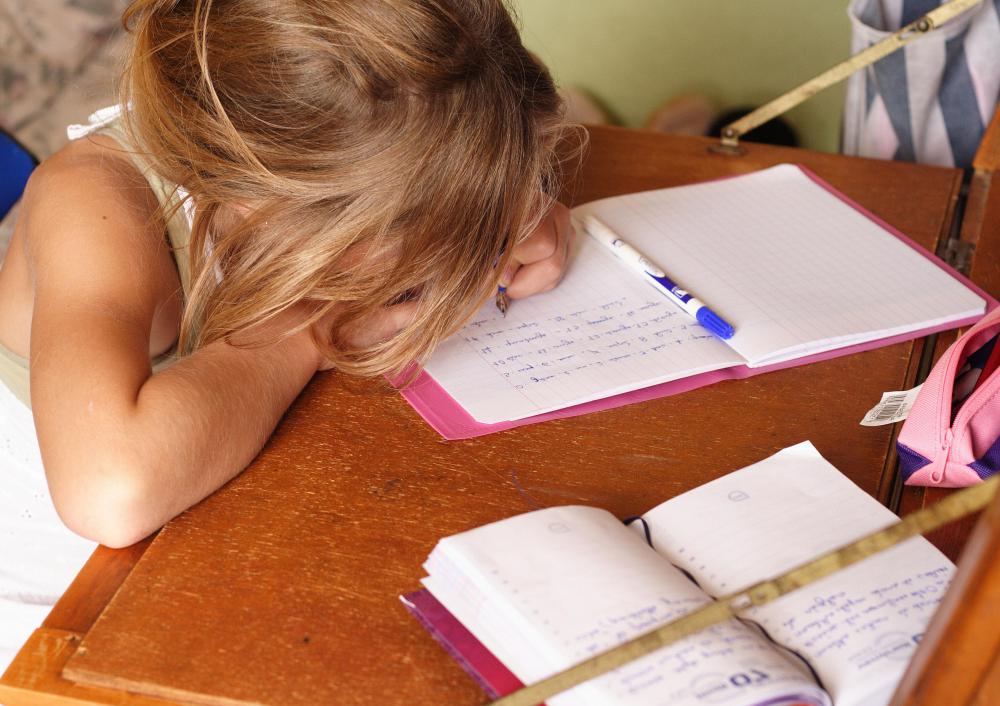 Agraphia refers to a writing deficiency that may be caused by a lack of fine motor skills.