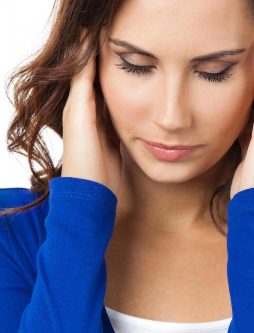 Tension headaches may cause a stiff neck with pain.