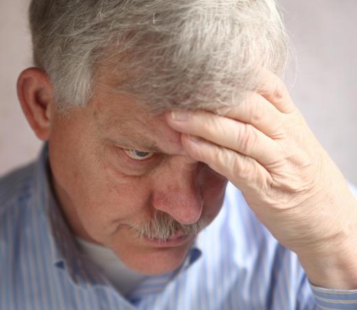 Sundowners syndrome can cause anger without a specific cause.