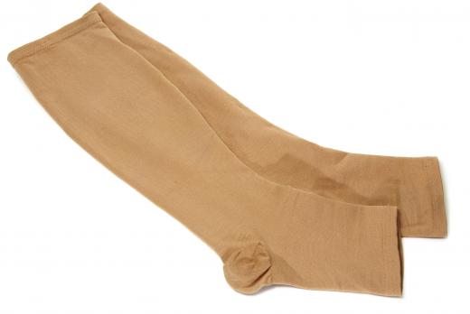 Compression socks may help minimize varicose veins.