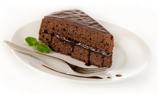 Eating dark foods like chocolate cake can make vomit look brown.