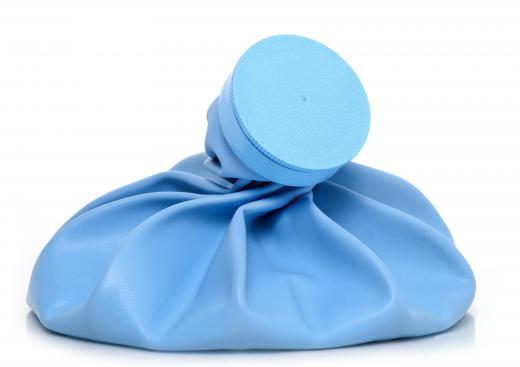 An ice pack, which can help with middle right back pain.