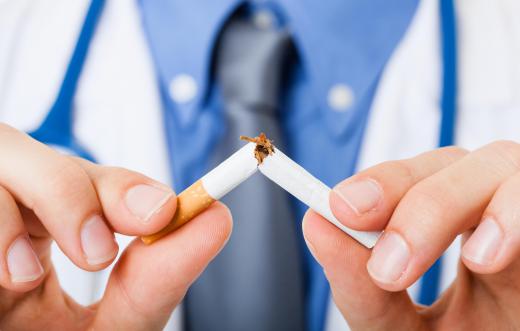 Smoking cessation is an important part of managing an ascending aortic aneurysm.