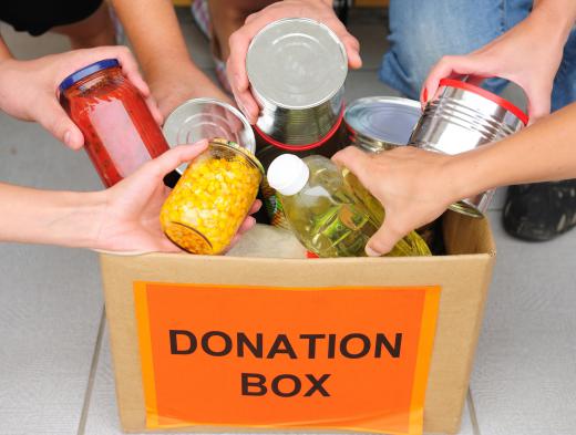 Food drives can help alleviate food insecurity.