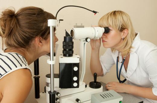 Prolonged high blood sugar may cause vision problems in diabetics.