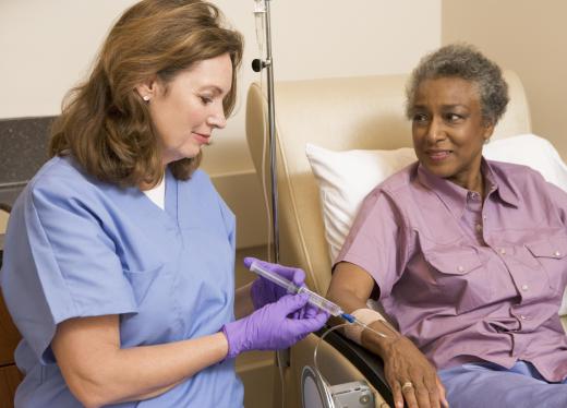 People receiving chemotherapy are at risk for candida skin infection.