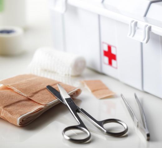 An air splint can be easily packed into a first aid kit.