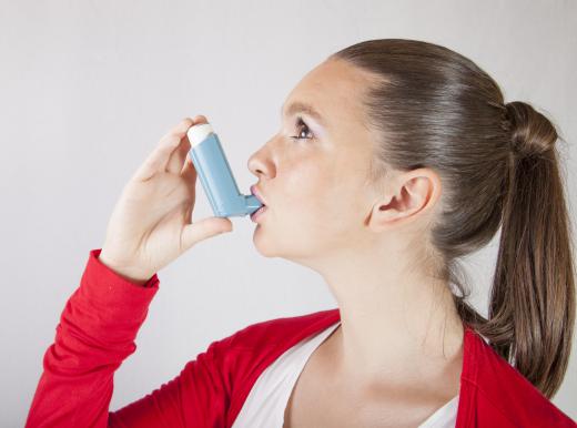 Asthma and other breathing conditions can cause the nails to turn blue.