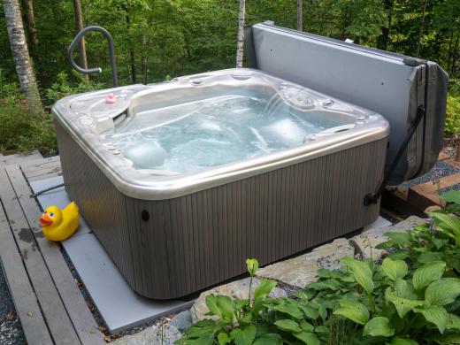 Hot tubs can help with physical therapy.